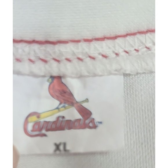 Vintage Style St Louis Cardinals MLB Baseball Stitched Jersey Mens XL SGA READ - Picture 6 of 13